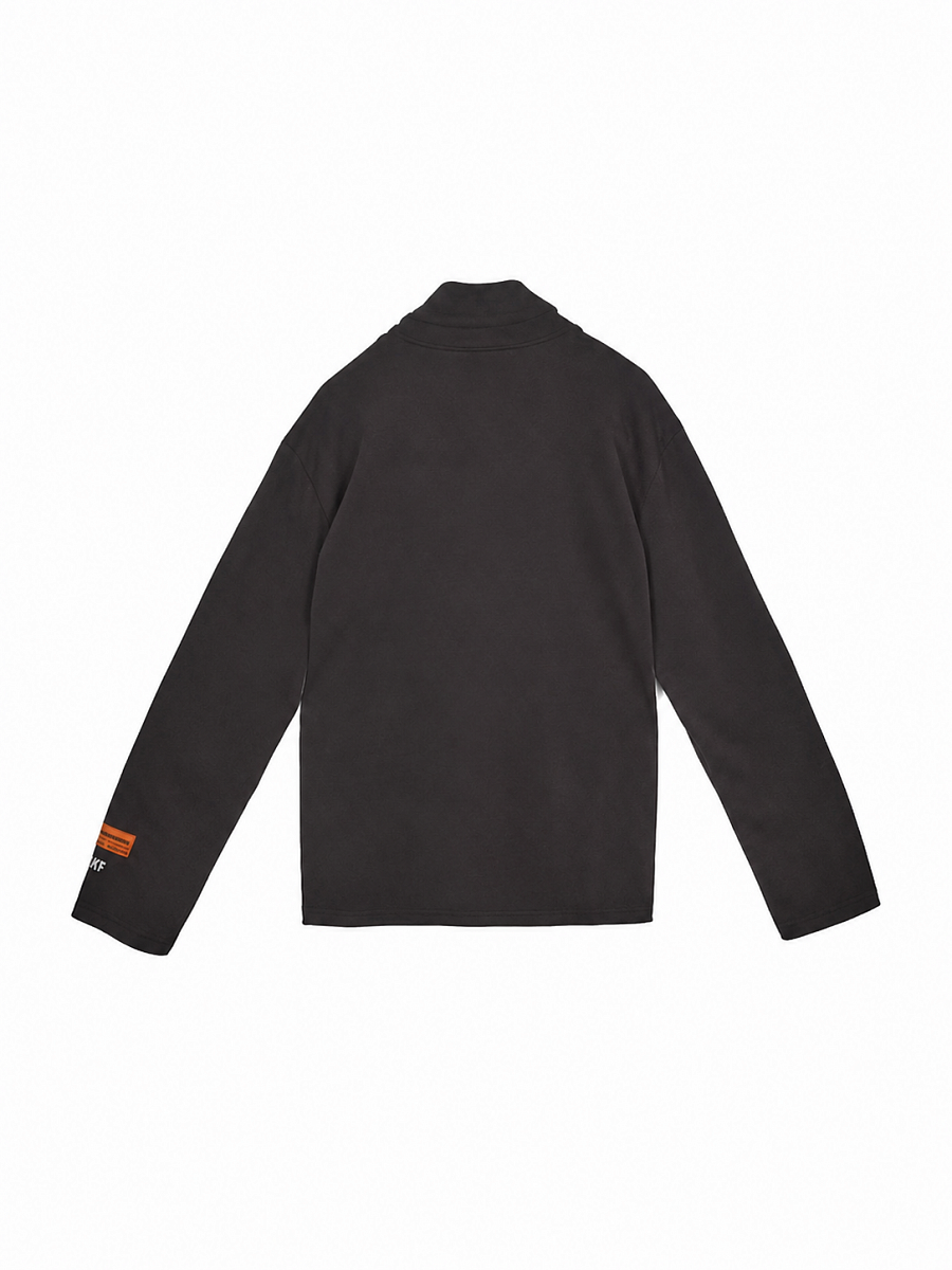 Мужская водолазка Heron Preston черная, хлопок — вид сзади