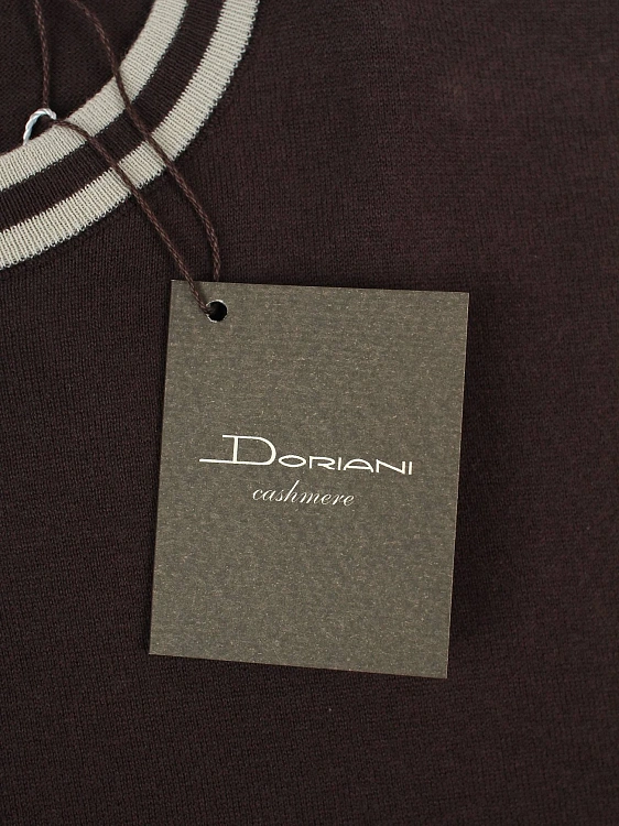 Мужская трикотажная футболка Doriani коричневая, хлопок Doriani фото 7