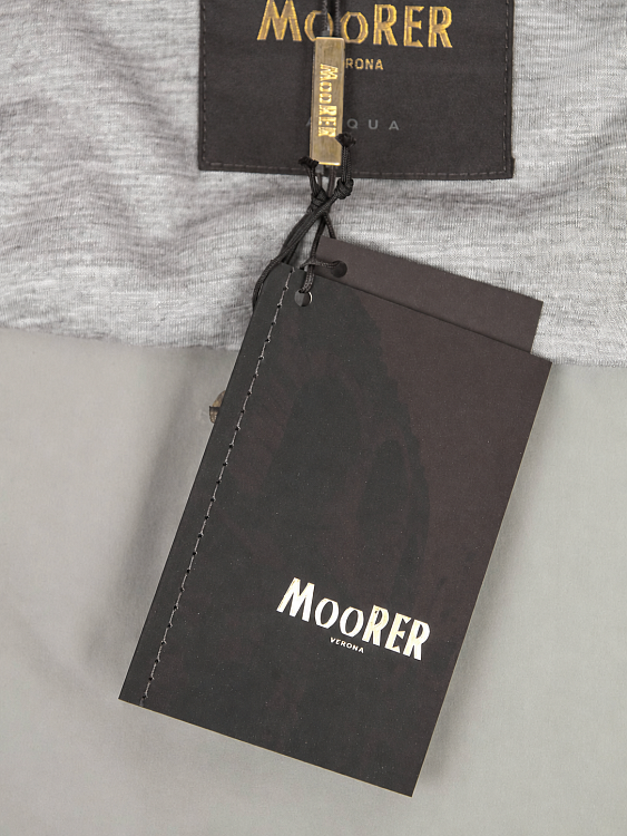 Мужская ветровка‑рубашка MooRer ATLAS‑KN светло‑серая Moorer фото 6