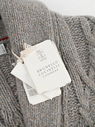 Мужской кардиган Brunello Cucinelli бургунди, шерсть/шелк/кашемир — фирменные бирки Brunello Cucinelli