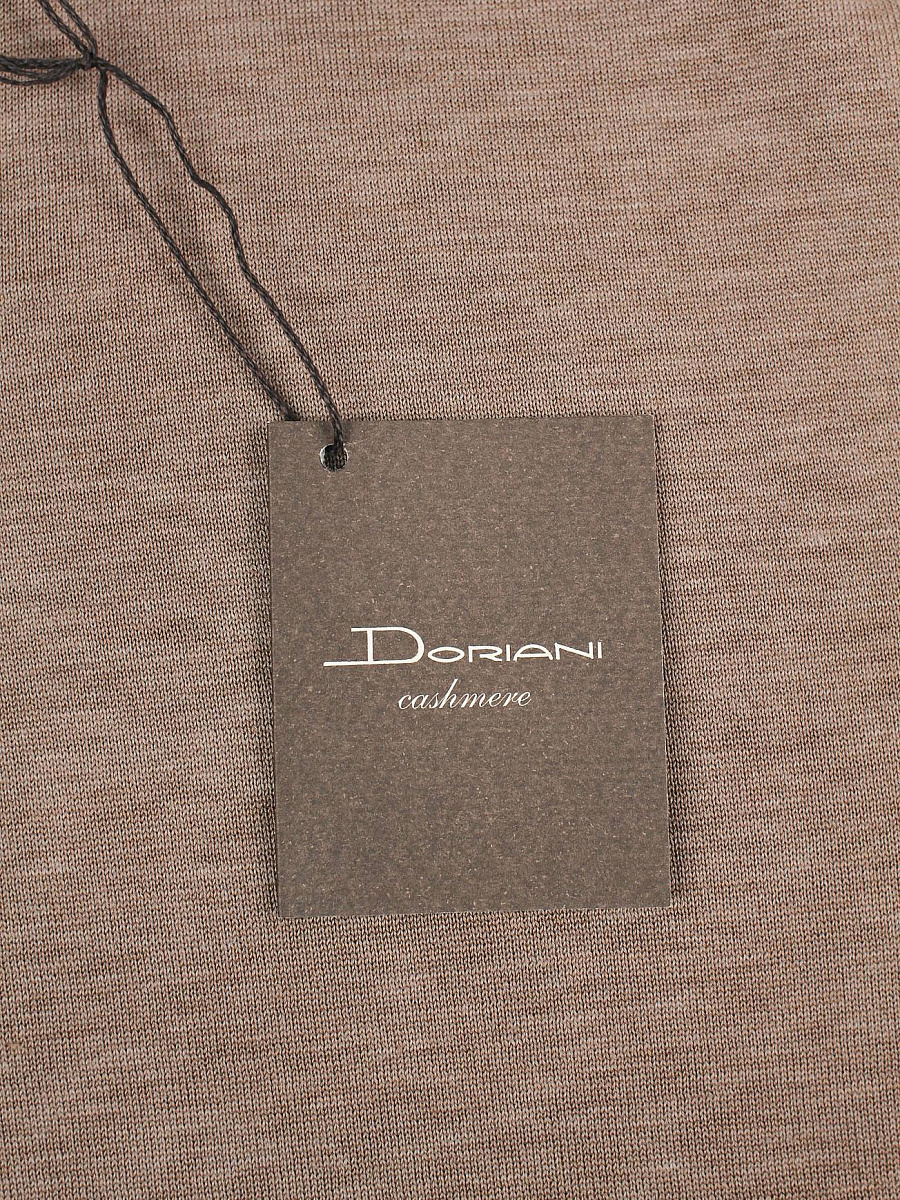 Мужское поло Doriani коричневое, шелк/хлопок Doriani фото 7