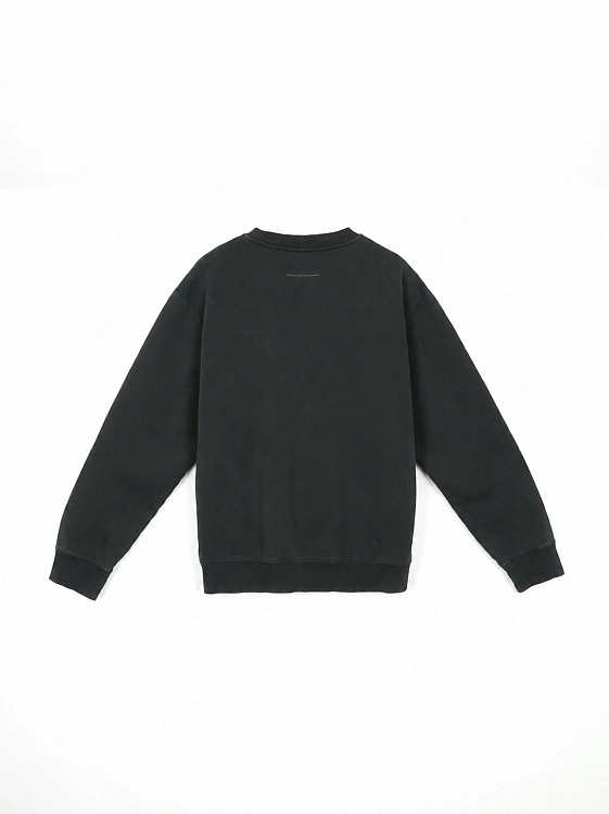 Мужской свитшот Maison Margiela MM6 черный из тонкого хлопка Maison Margiela фото 2
