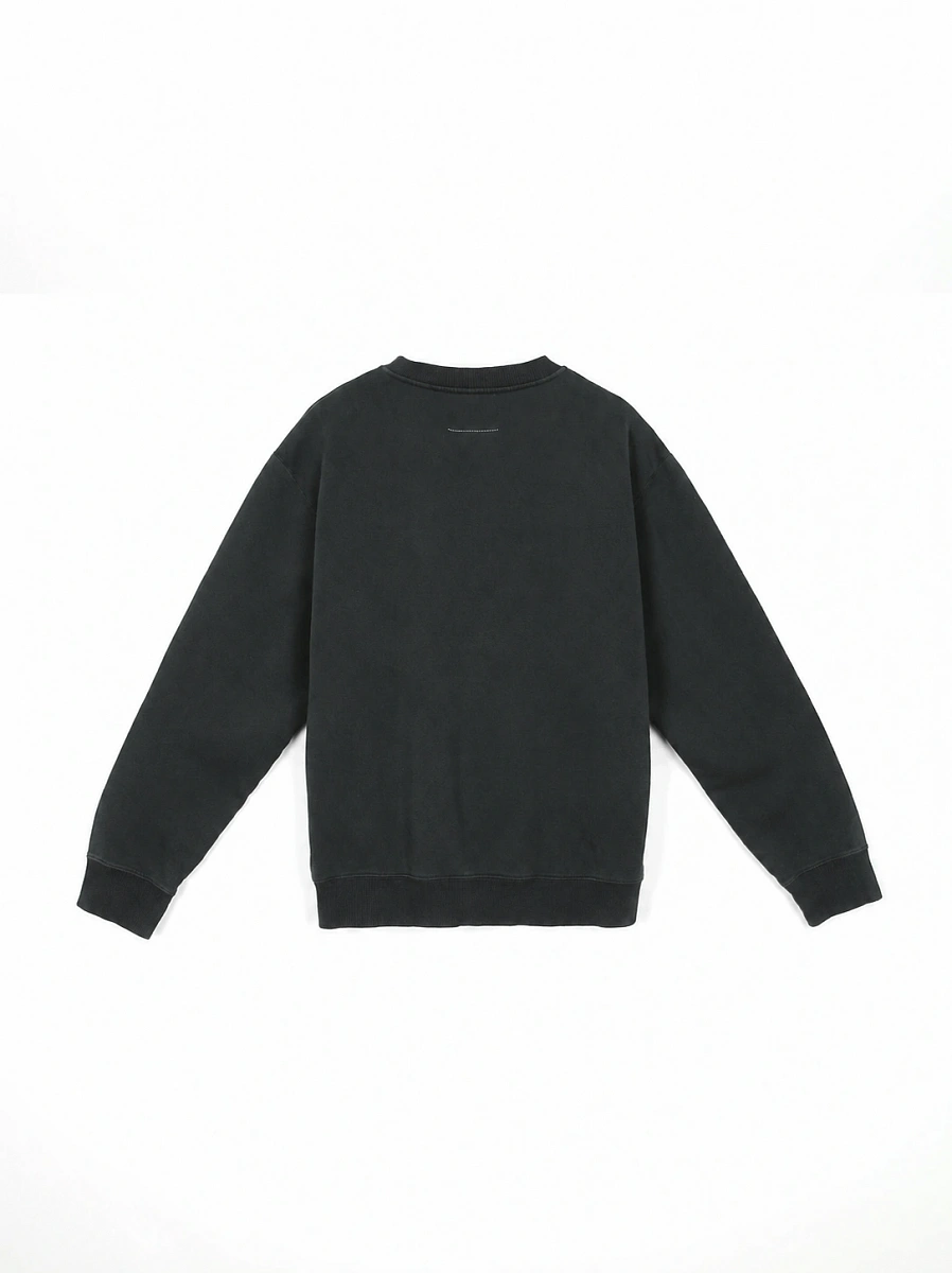 Мужской свитшот Maison Margiela MM6 черный из тонкого хлопка Maison Margiela фото 2
