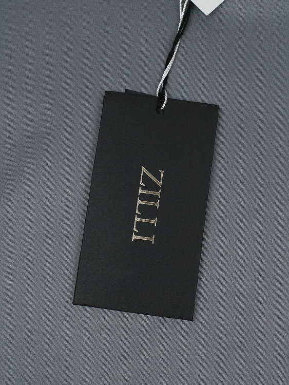Мужская футболка Zilli серая хлопок Zilli фото 8