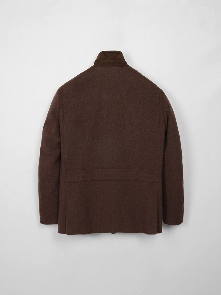 Мужская утеплённая куртка ROADSTER JACKET Loro Piana  из кашемира — вид сзади
