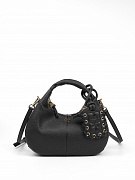 Женская сумка Ganni Hobo Bag черная