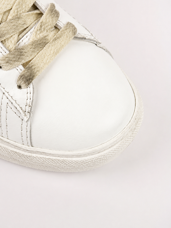 Женские кеды Golden Goose Match Star белые с бордовым задником Golden Goose фото 6