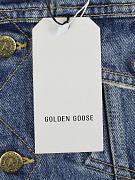 Женская джинсовая куртка Golden Goose синяя хлопок Golden Goose фото 9