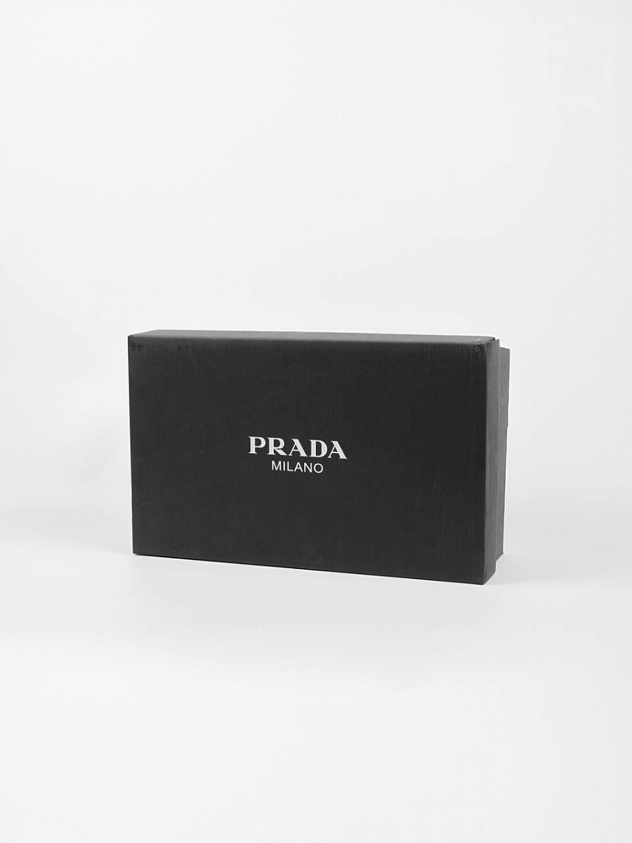 Мужские зимние кеды Prada Downtown мех-замша — фирменная коробка Prada