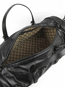 Сумка спортивная мужская Gucci чёрная кожаная с эмблемой GG Gucci фото 6