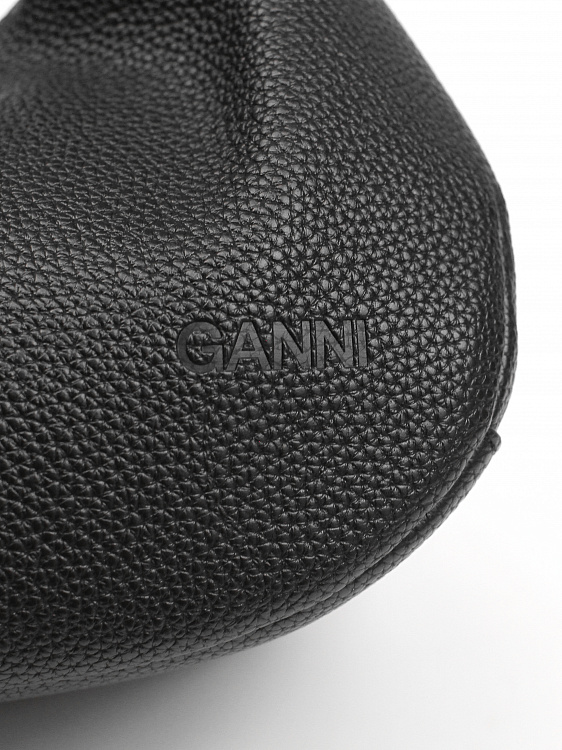 Женская сумка Ganni Hobo Bag черная Ganni фото 7