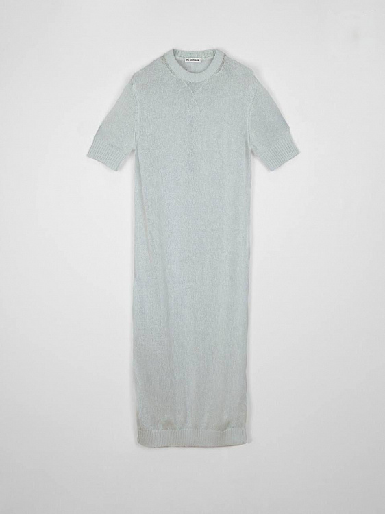 Женское платье Jil Sander голубое, хлопок Jil Sander