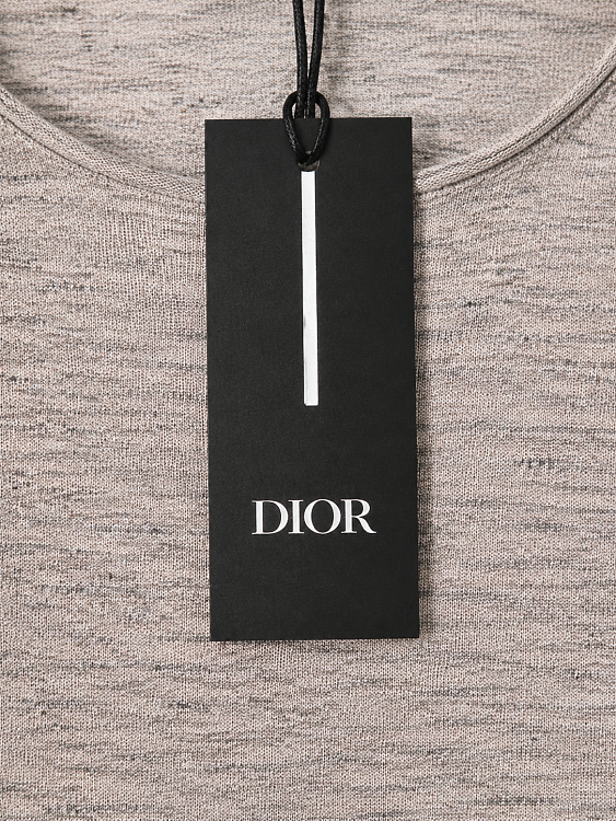Мужской джемпер Dior серо‑коричневый кашемир, шелк, лен Dior фото 5