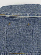 Женская джинсовая куртка Golden Goose синяя хлопок Golden Goose фото 8