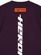 Мужская футболка Heron Preston «HP Wing» фиолетовая из хлопка — принт сзади