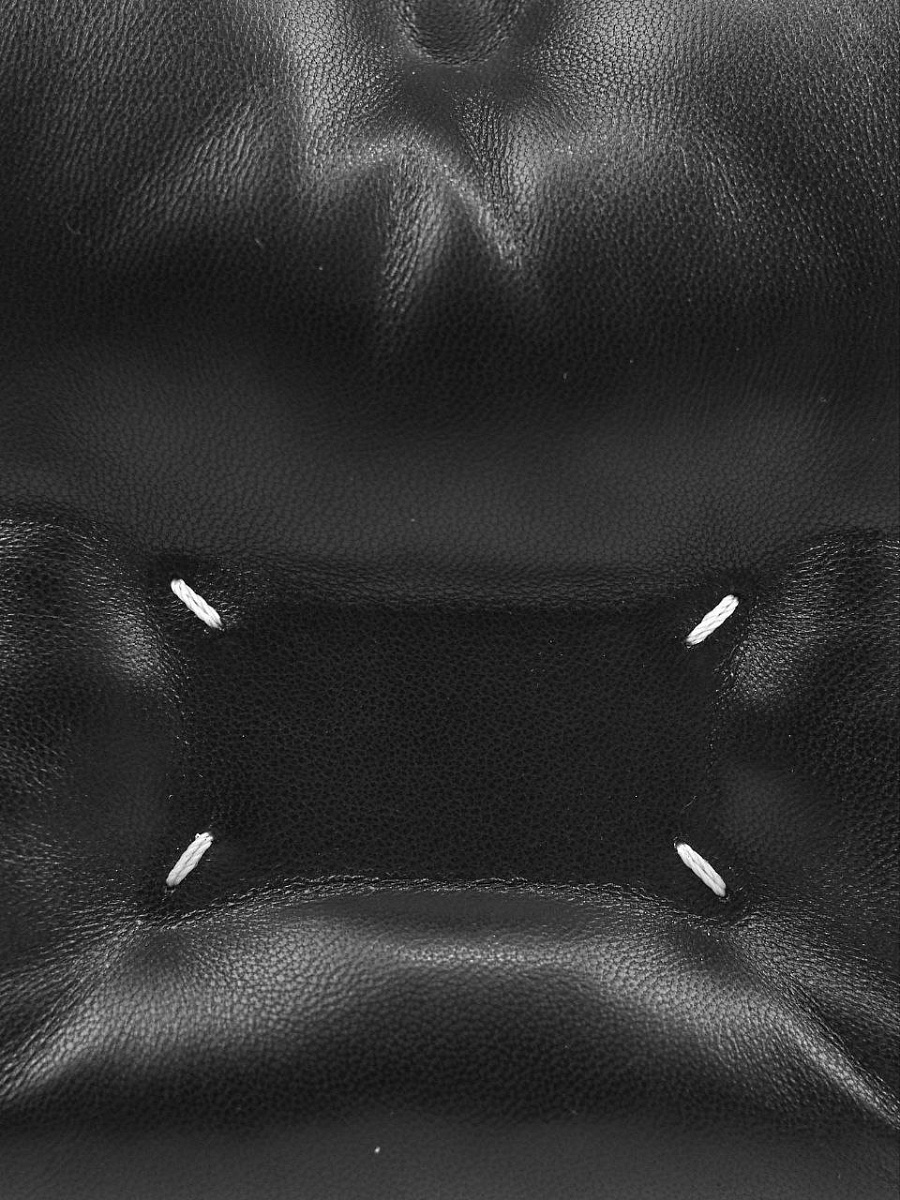 Сумка женская Maison Margiela Glam Slam Flap чёрная кожаная Maison Margiela фото 9