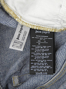 Мужские прямые джинсы Palm Angels голубые вареные Palm Angels фото 8