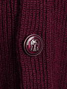 Мужской кардиган Brunello Cucinelli бургунди, хлопок Brunello Cucinelli фото 3