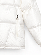 Женский пуховик Moncler Meandre с капюшоном белый Moncler фото 5