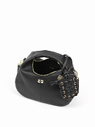 Женская сумка Ganni Hobo Bag черная — вид сверху