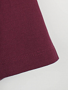 Мужская футболка Brunello Cucinelli бургунди, хлопок Brunello Cucinelli фото 6