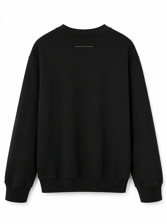 Мужской свитшот Maison Margiela MM6 черный из хлопка Maison Margiela фото 2