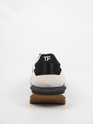 Мужские кроссовки Tom Ford James белые — вид сзади