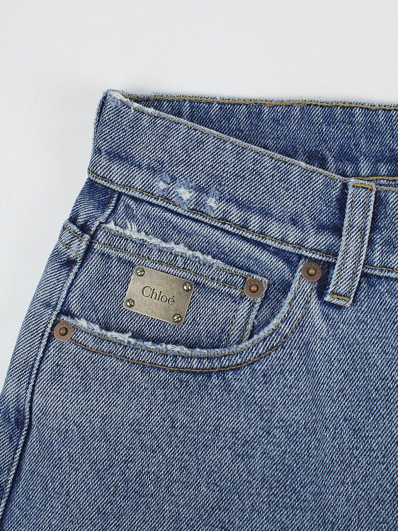 Женские джинсы Chloe светло-синие tapered fit Chloe фото 3