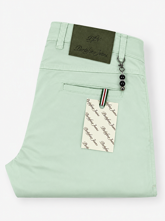 Мужские брюки чинос Portofino Jeans мятные Portofino Jeans фото 3