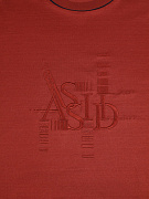 Мужская футболка Assidi бордовая, хлопок Assidi фото 5
