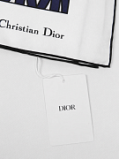 Женский шелковый платок Dior темно-синий/белый Dior фото 3