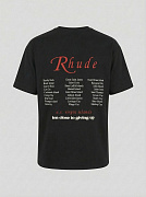 Мужская футболка Rhude Regatta Team черная из хлопка Rhude фото 2