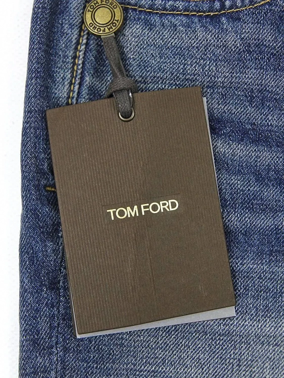 Женские джинсы Tom Ford синие skinny Tom Ford фото 6