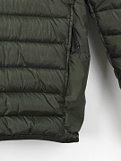 Мужская пуховик Stone Island хаки, полиамид/пух — карман