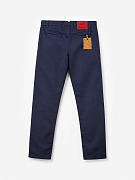 Мужские брюки чинос Portofino Jeans темно-синие — вид сзади