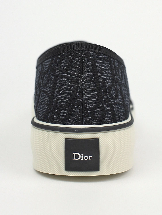 Мужские кеды Dior Saltwind черные, хлопок Dior фото 4