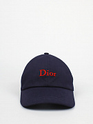 Мужская бейсболка Dior темно‑синяя, хлопок Dior фото 2
