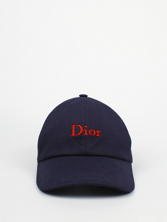 Мужская бейсболка Dior темно‑синяя, хлопок Dior фото 2