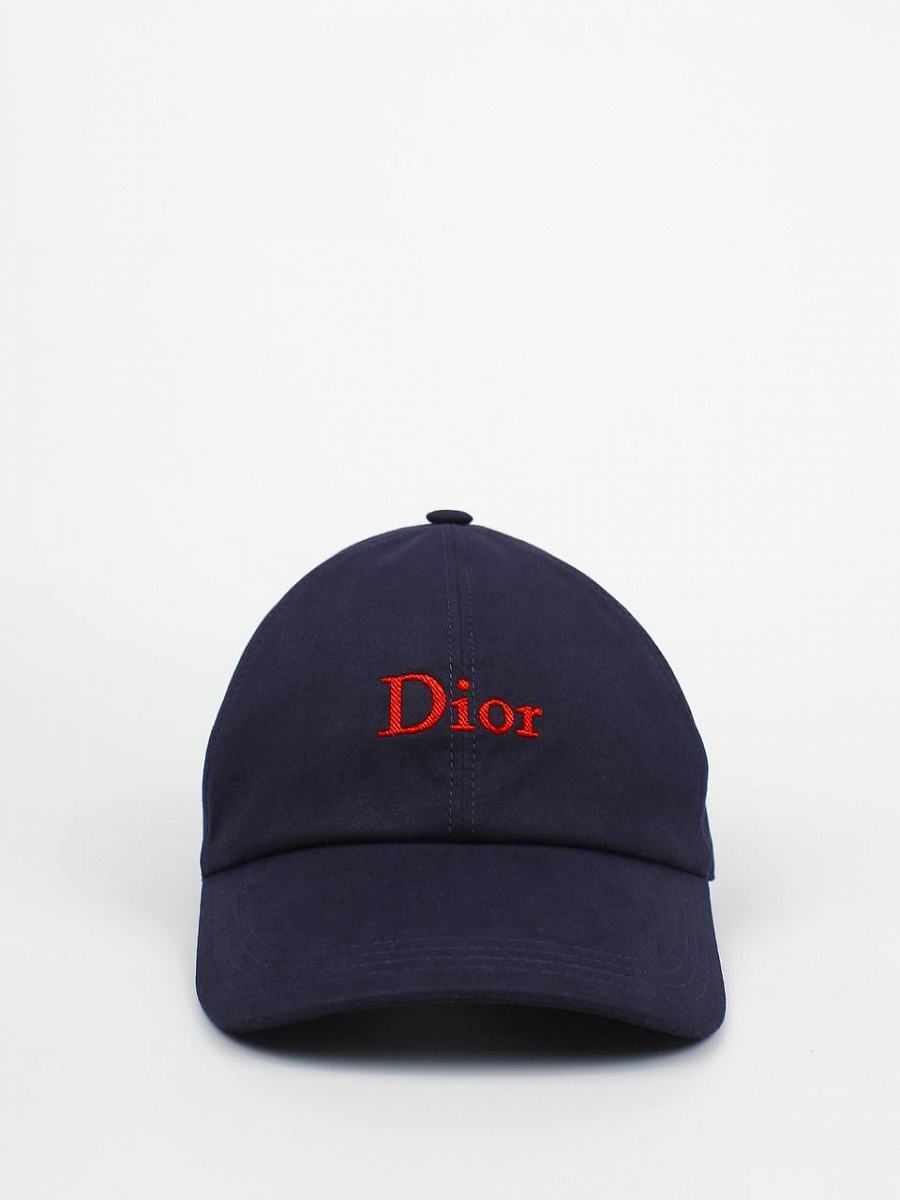 Мужская бейсболка Dior темно‑синяя, хлопок Dior фото 2