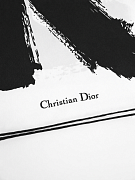 Женский шелковый платок Dior черно‑белый Dior фото 3