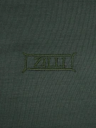 Мужская футболка Zilli зеленая хлопок — принт вышивка