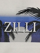 Мужская футболка Zilli белая с принтом, хлопок Zilli фото 4