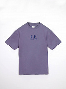 Мужская футболка C.P. Company сиреневая, хлопок