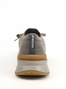 Мужские кроссовки Brunello Cucinelli Outdoor коричневые, шерсть/кожа — вид сзади