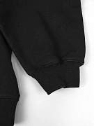 Женское худи Alexander Wang черное, хлопок — манжета рукава