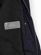 Мужская ветровка Dior с капюшоном темно‑синяя, водоотталкивающая — внутренняя фирменная бирка Dior