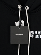Мужское худи Palm Angels черное, хлопок — фирменная бирка Palm Angels