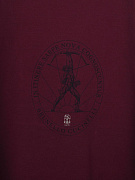 Мужская футболка Brunello Cucinelli бургунди, хлопок Brunello Cucinelli фото 4