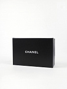 Женские лоферы Chanel черные, кожа — фирменная коробка chanel