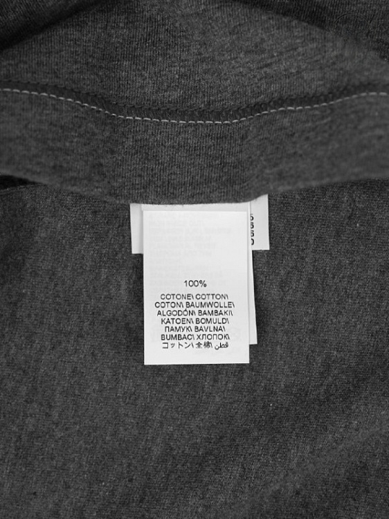 Мужская футболка Brunello Cucinelli серая, хлопок Brunello Cucinelli фото 7